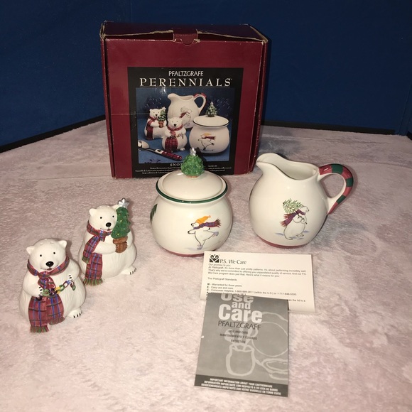 Pfaltzgraff SNOW BEAR Perennials Hostess Set - Picture 2 of 8